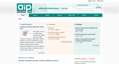 Desktop Screenshot of aip.cz
