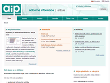 Tablet Screenshot of aip.cz